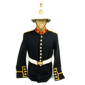 Original British Royal Marines Uniform Set with Sun Helmet