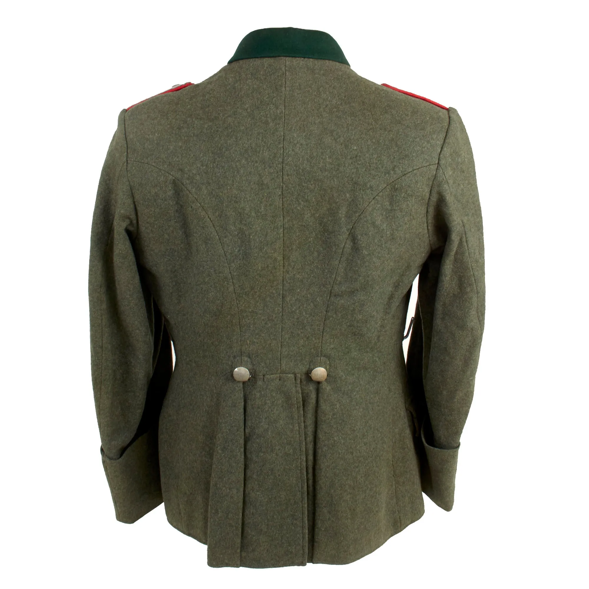 Original German WWII Heer Artillery Leutnant Officer's M36 Field Tunic with USGI Bring Back Documentation