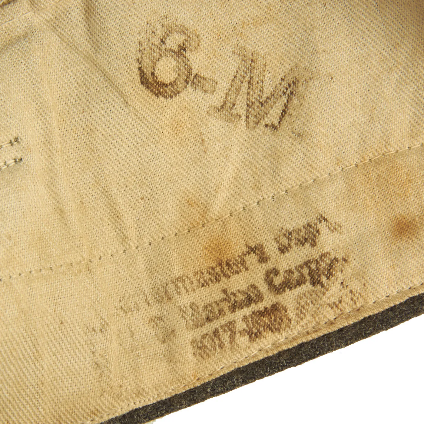 Original U.S. WWI United States Marine Corps 1st Battalion 5th Marine Regiment Patched Service Alphas Coat With Named Trousers - Geronimo