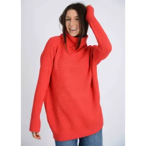 Ottoman Mock Neck Sweater