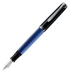 Pelikan Souveran M805 Fountain Pen - Blue with Silver Trim