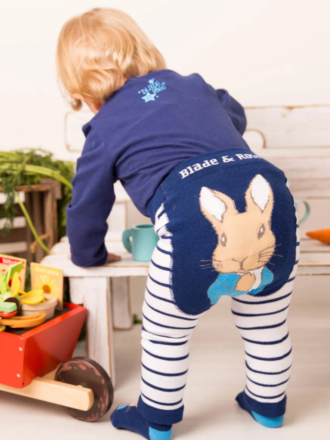 Peter Rabbit Navy Stripe Legging