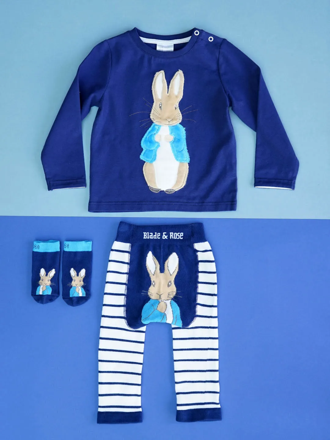 Peter Rabbit Navy Stripe Legging