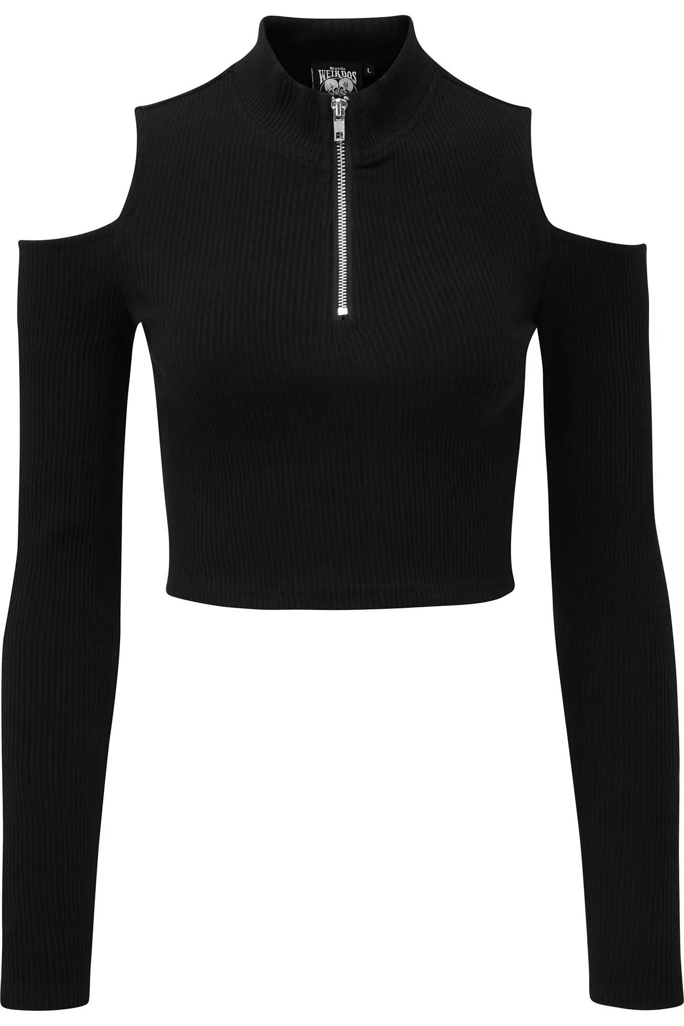 Phoebe Ribbed Top [BLACK]