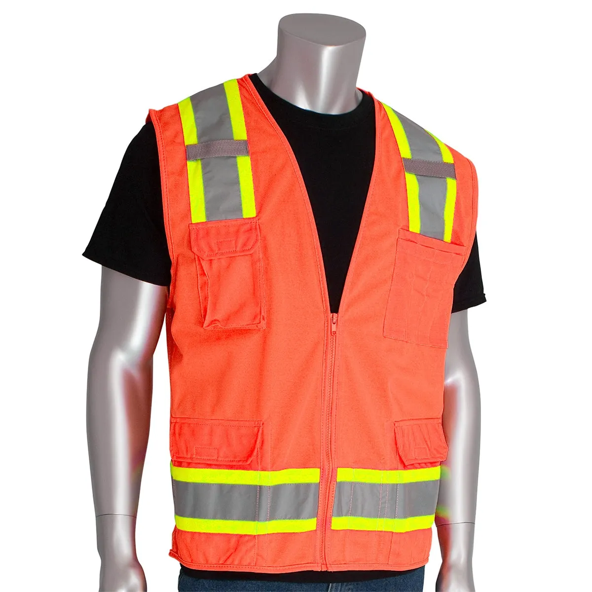 PIP 302-0500 - ANSI Hi-Vis Surveyors Reflective Safety Vest