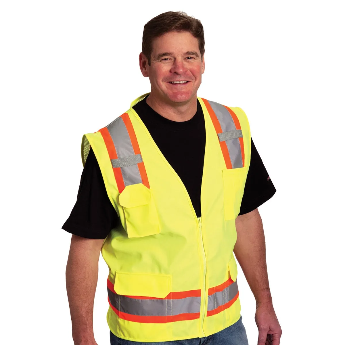 PIP 302-0500 - ANSI Hi-Vis Surveyors Reflective Safety Vest