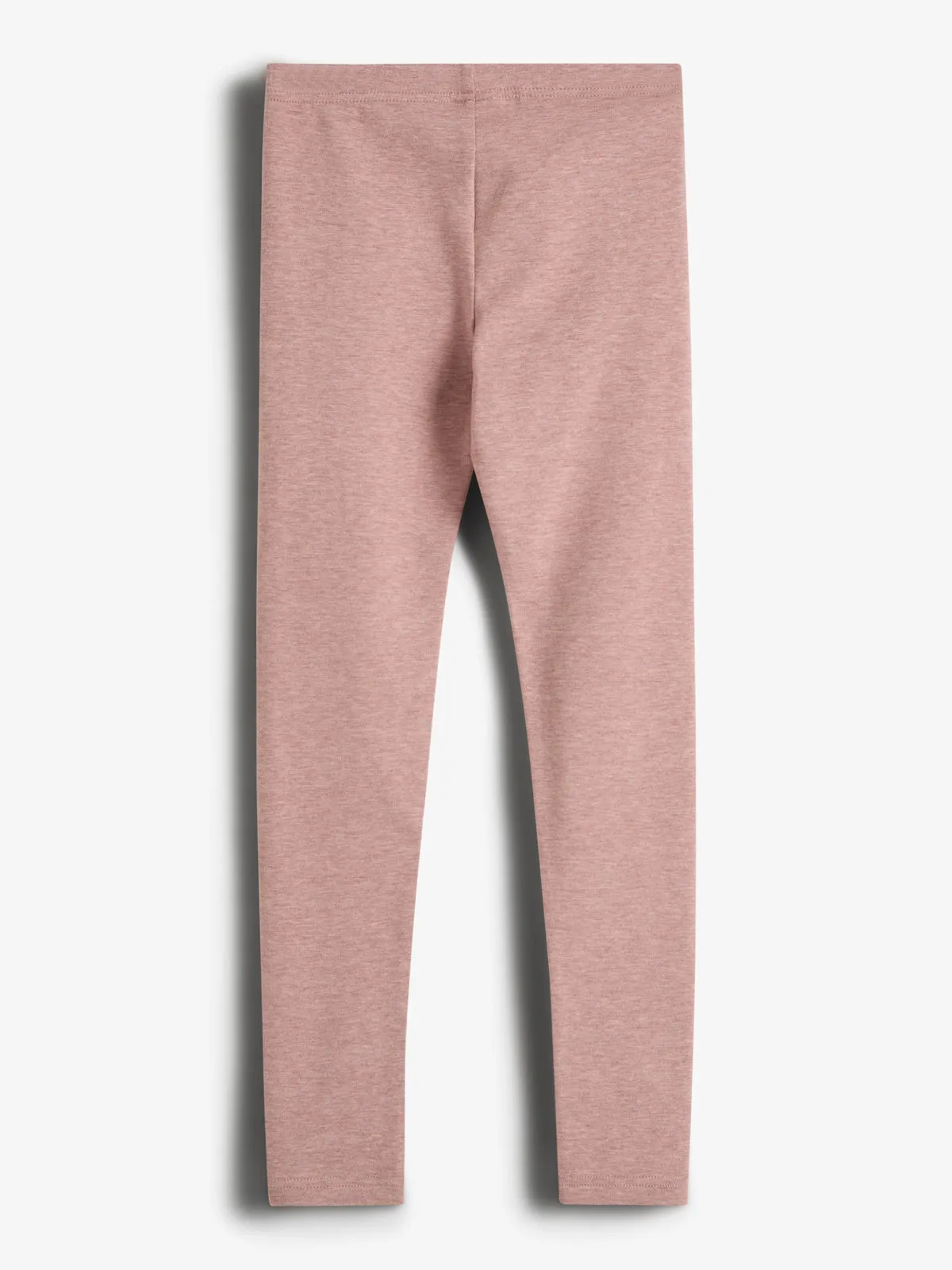 Plush Jersey Leggings - Tween - Dusty Rose Melange