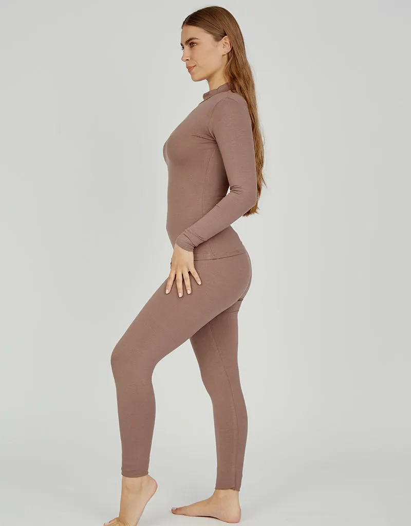 Poly Span Leggings - Dark Shades