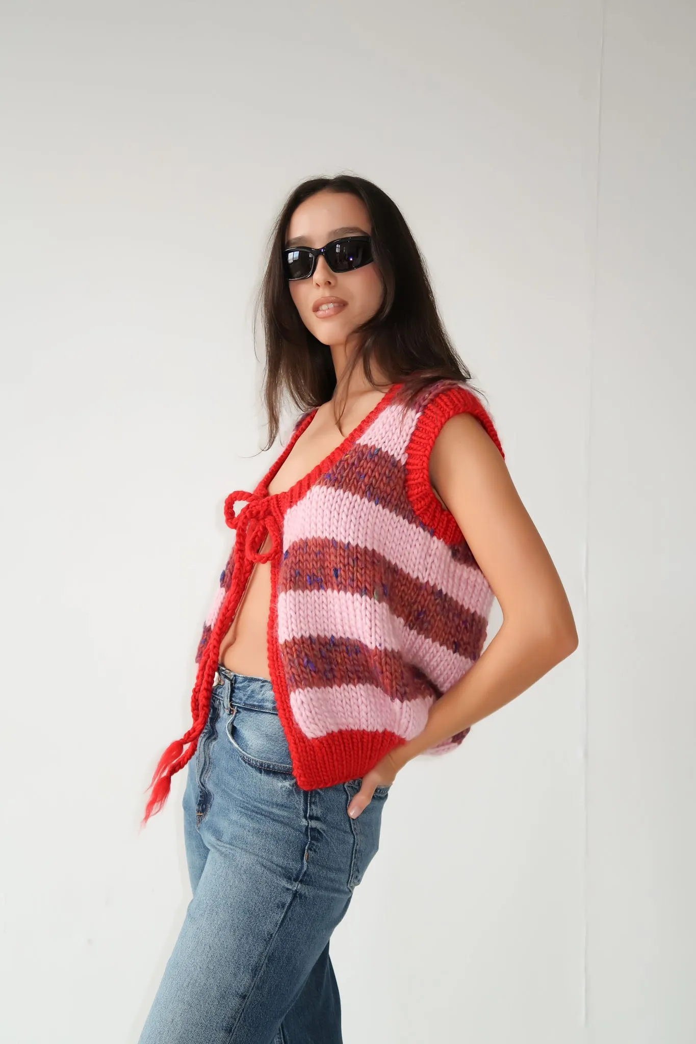 Poppy Knit Sweater Vest