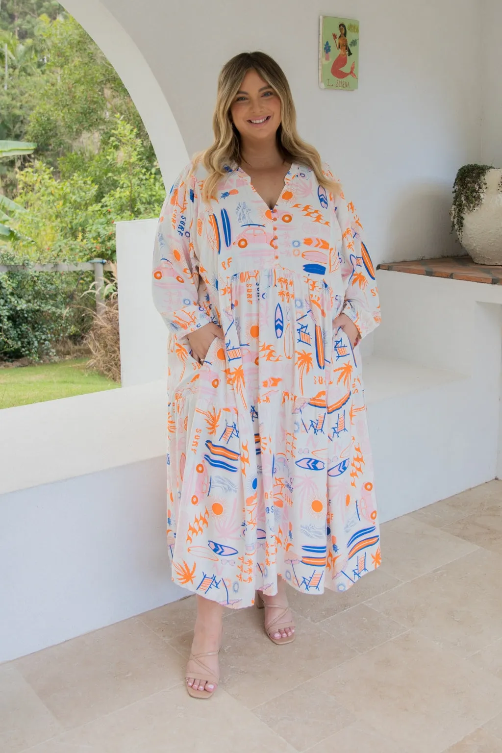 PQ Collection Charlie Dress Surfs Up