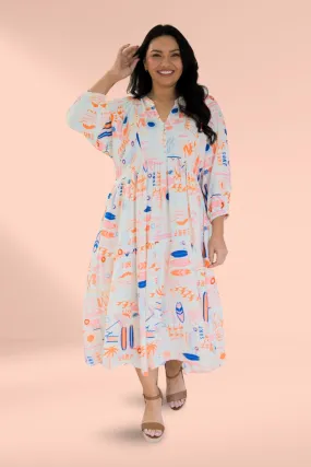 PQ Collection Charlie Dress Surfs Up