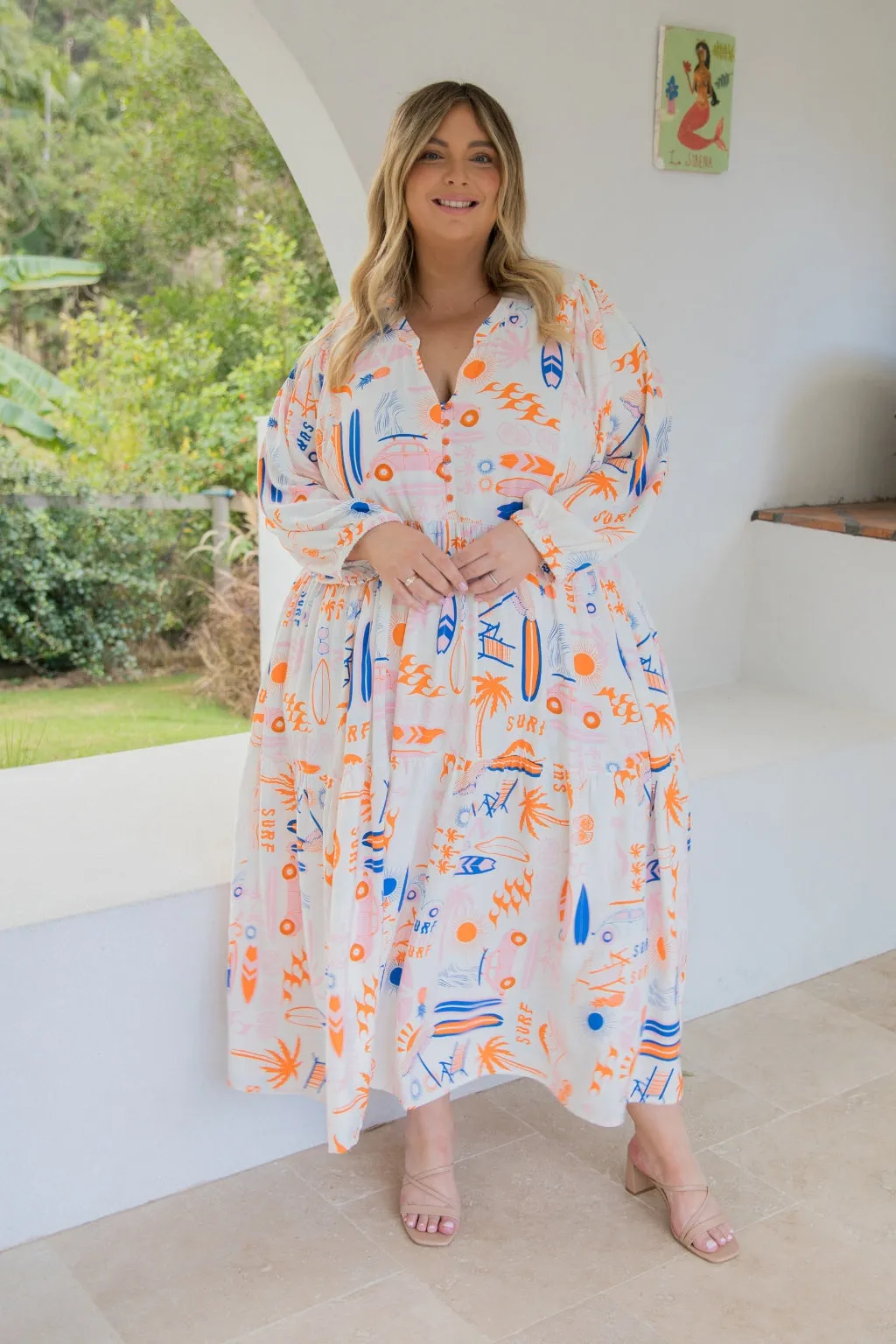 PQ Collection Charlie Dress Surfs Up