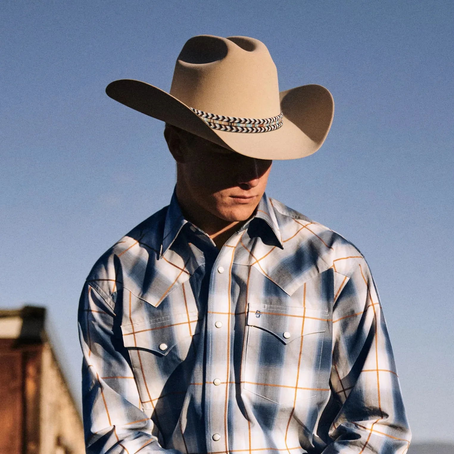 Premium Fur Felt Cowboy Hat with Braided Hatband