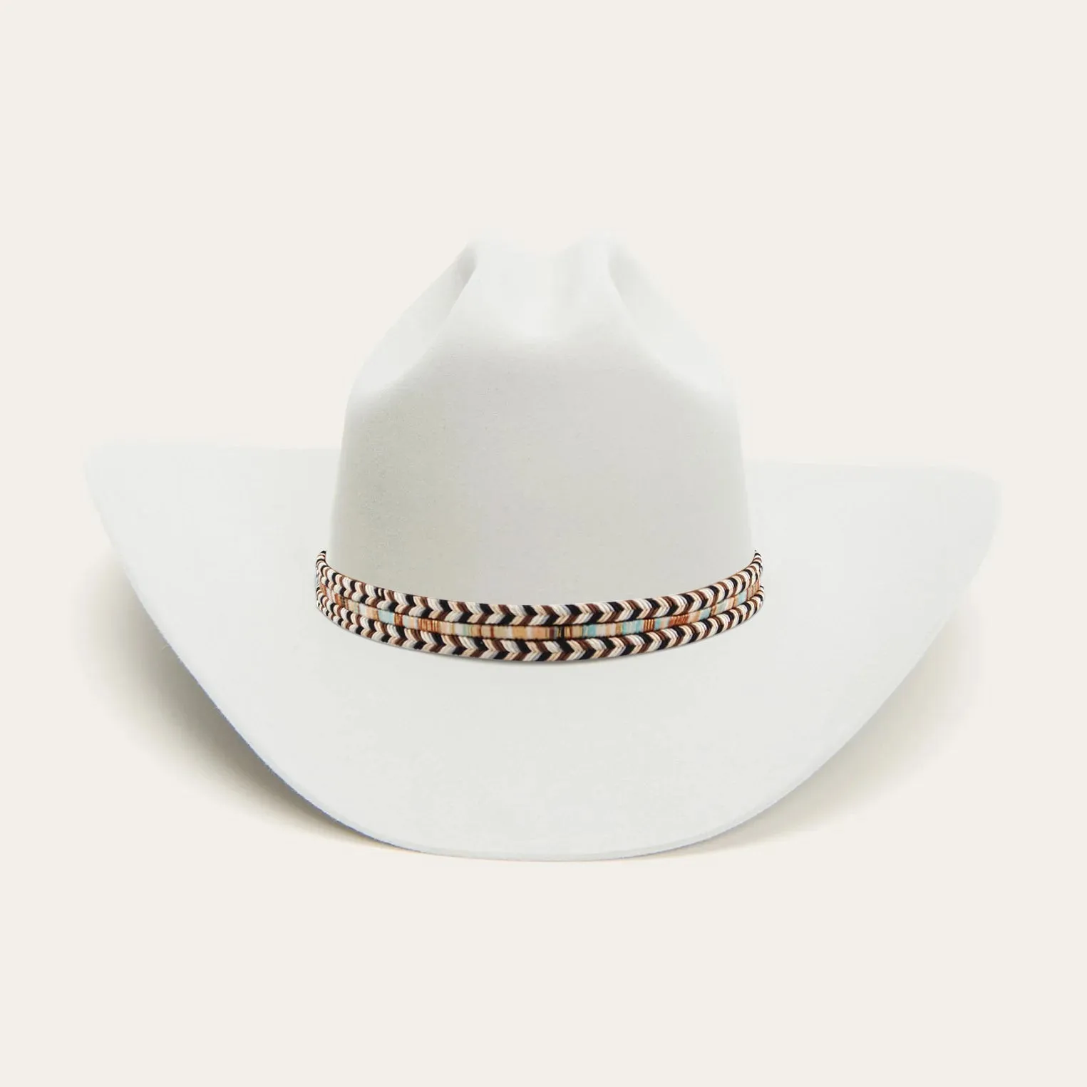 Premium Fur Felt Cowboy Hat with Braided Hatband