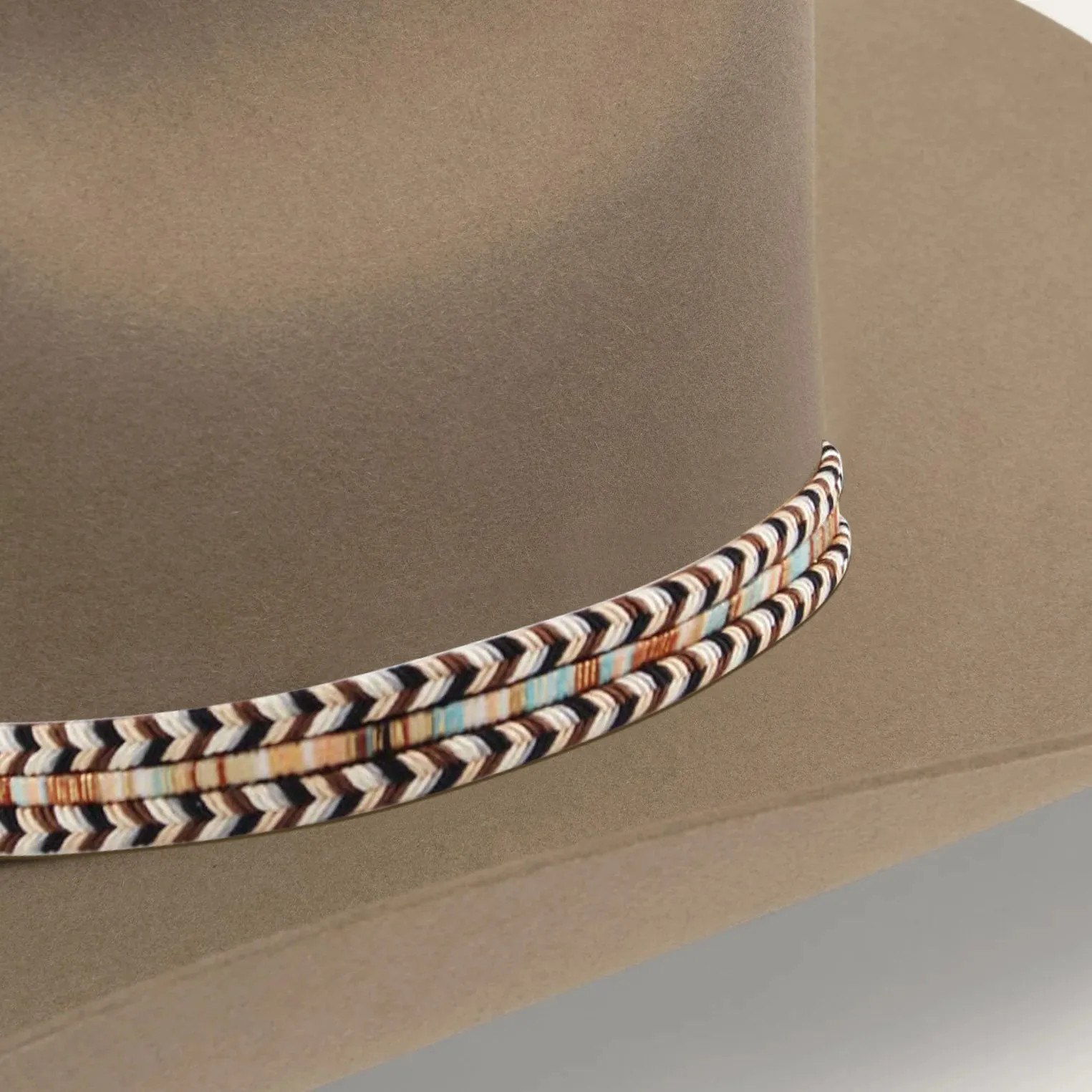 Premium Fur Felt Cowboy Hat with Braided Hatband