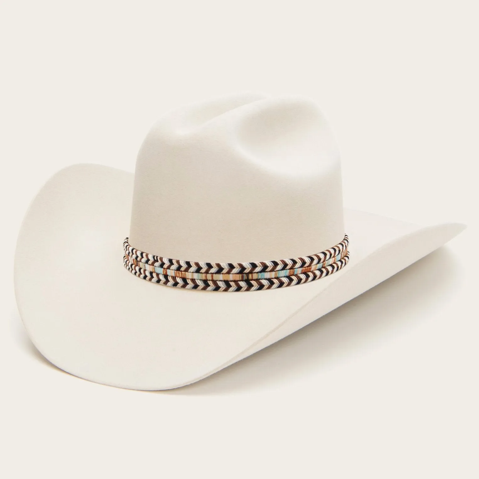 Premium Fur Felt Cowboy Hat with Braided Hatband