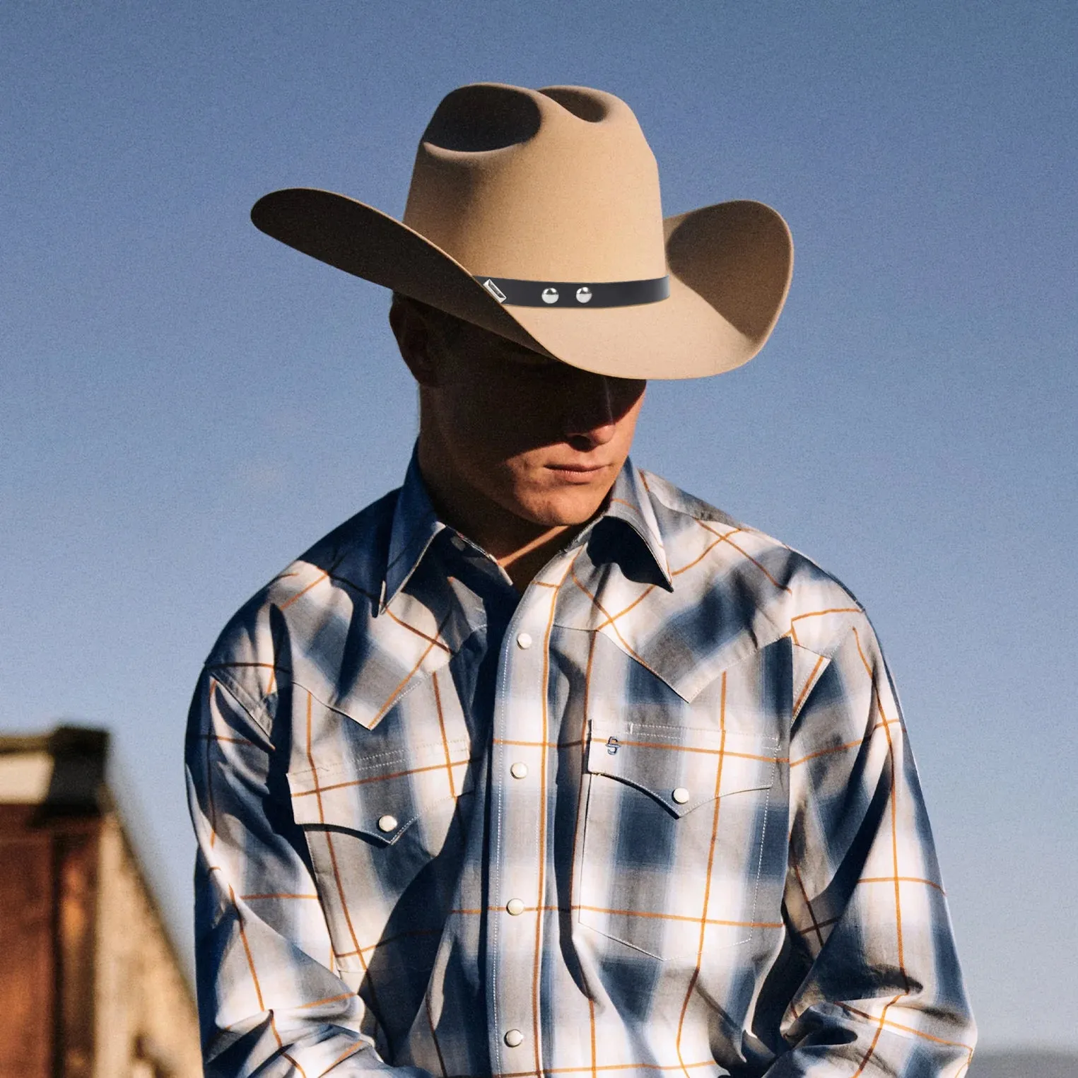 Premium Fur Felt Cowboy Hat with Leather Hatband