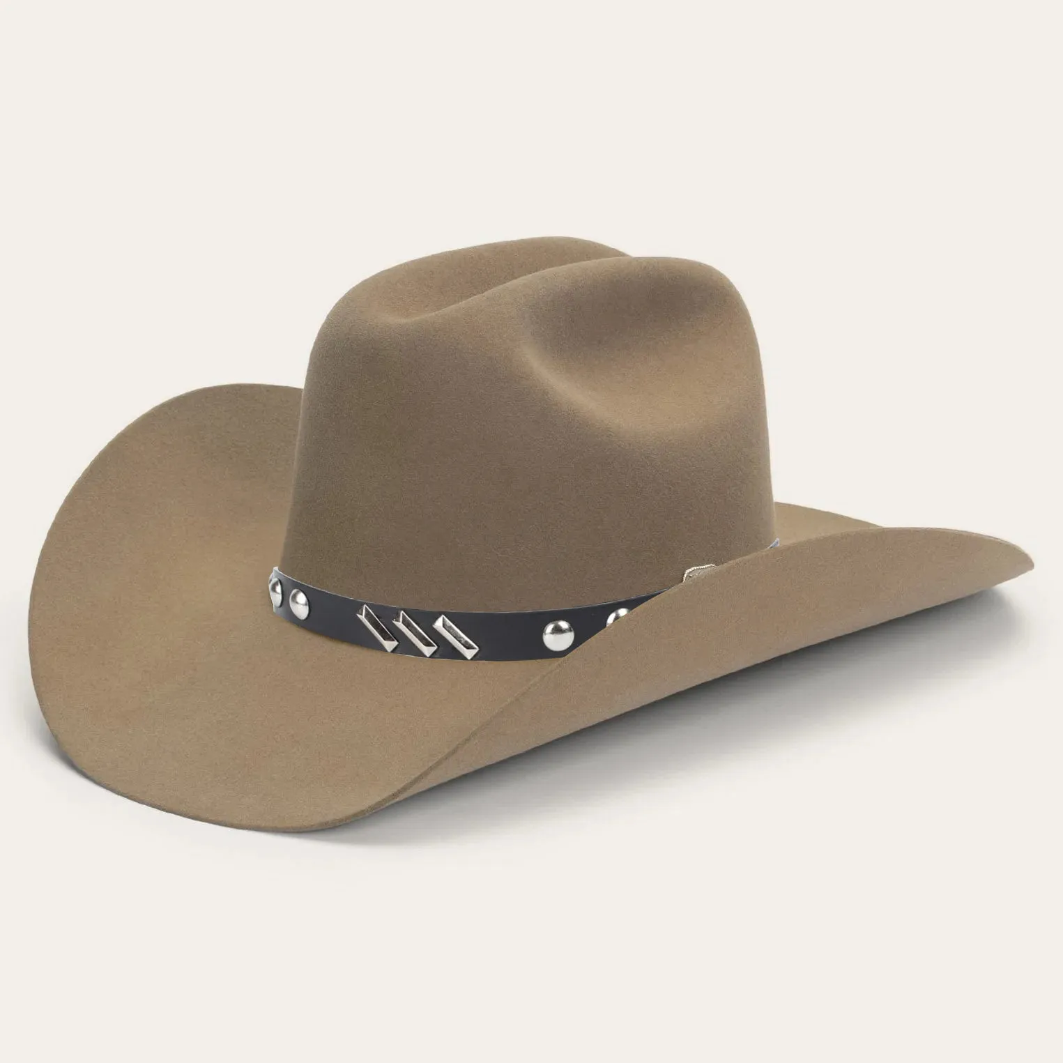 Premium Fur Felt Cowboy Hat with Leather Hatband