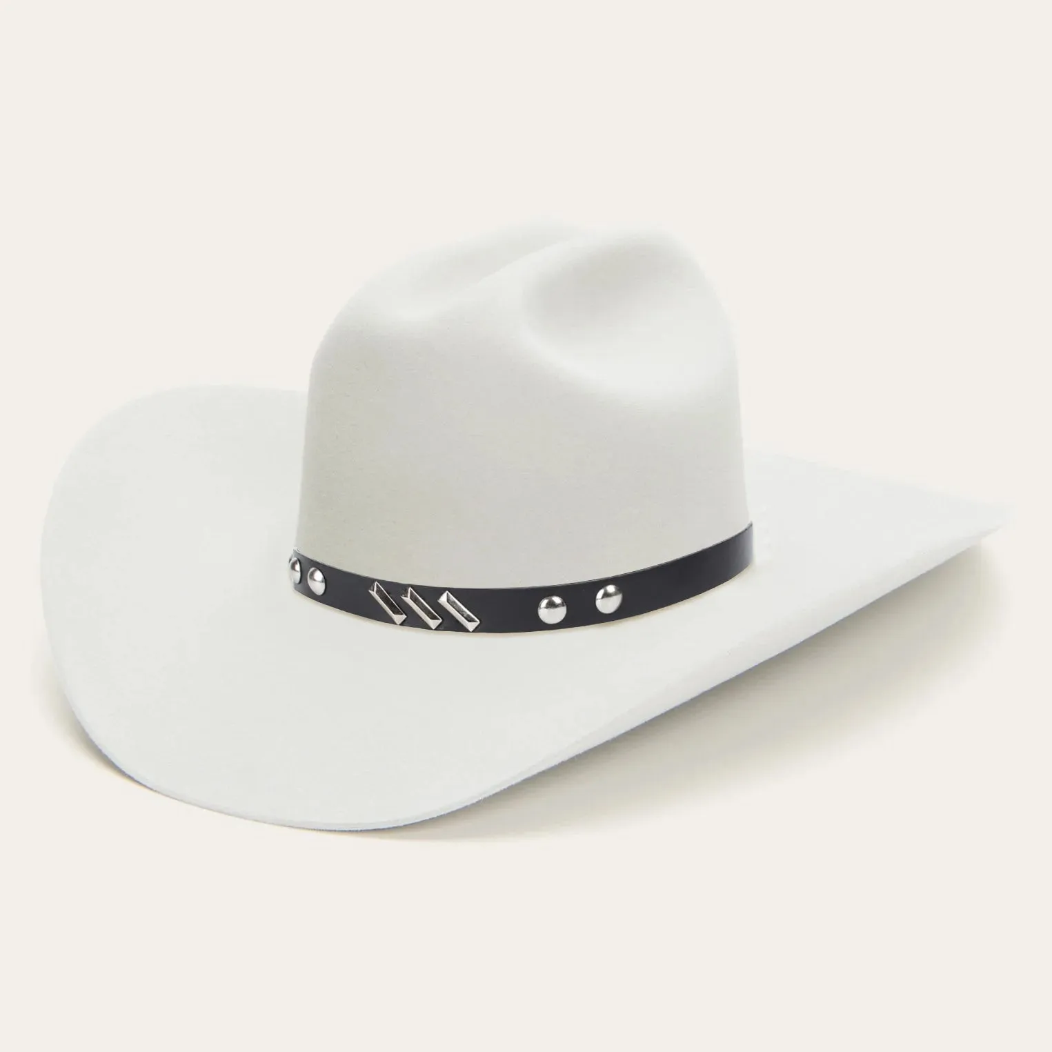 Premium Fur Felt Cowboy Hat with Leather Hatband