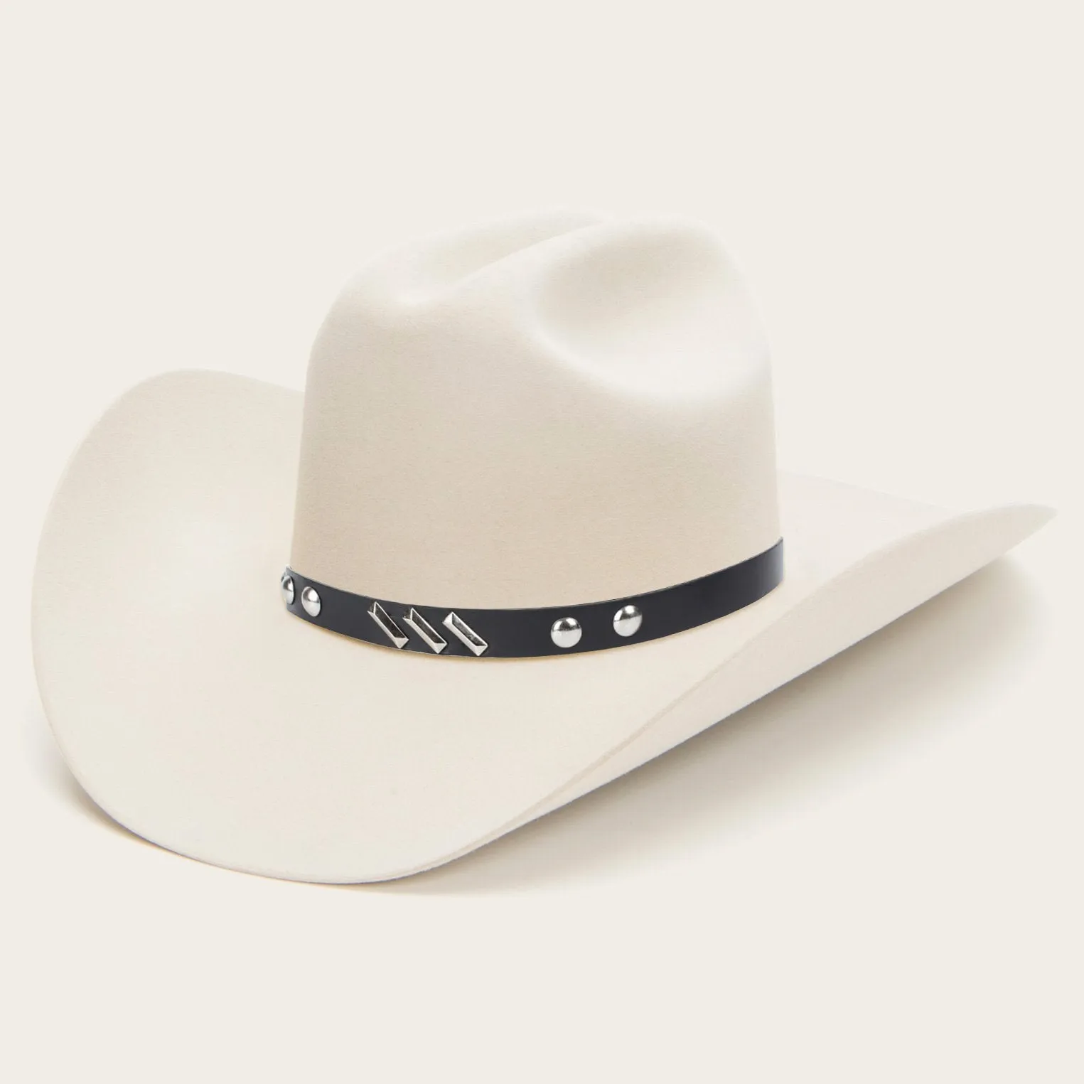 Premium Fur Felt Cowboy Hat with Leather Hatband