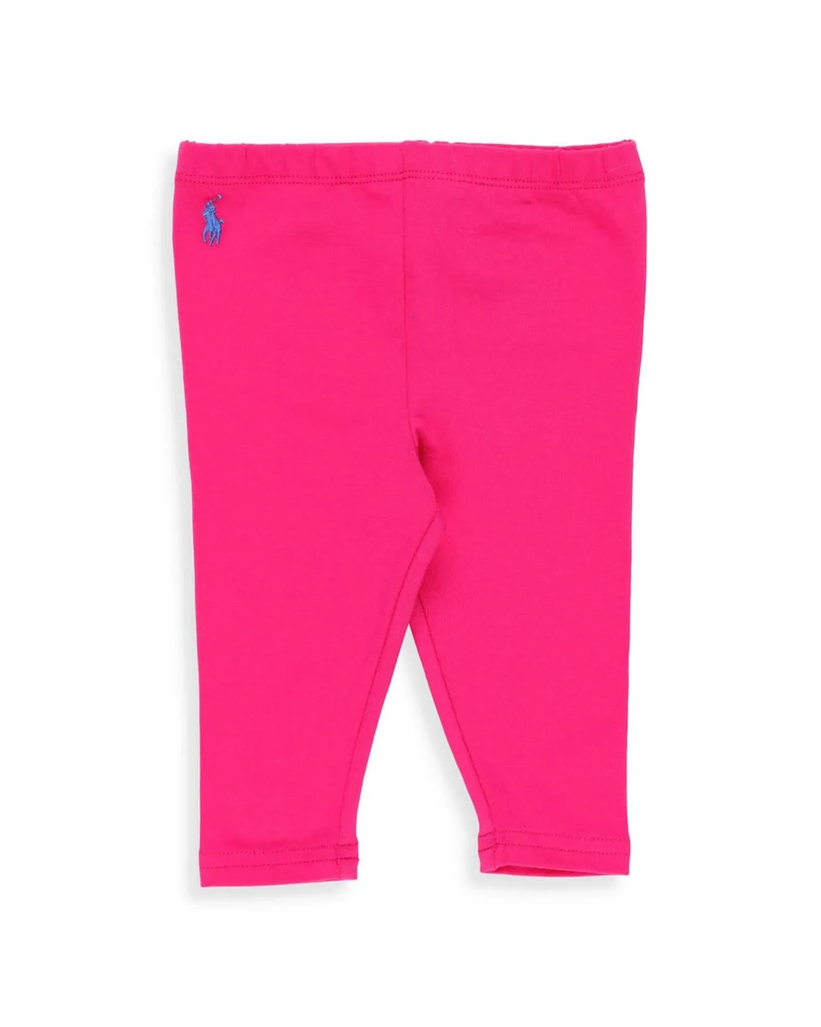 Ralph Lauren Baby Girls Solid Leggings Pink