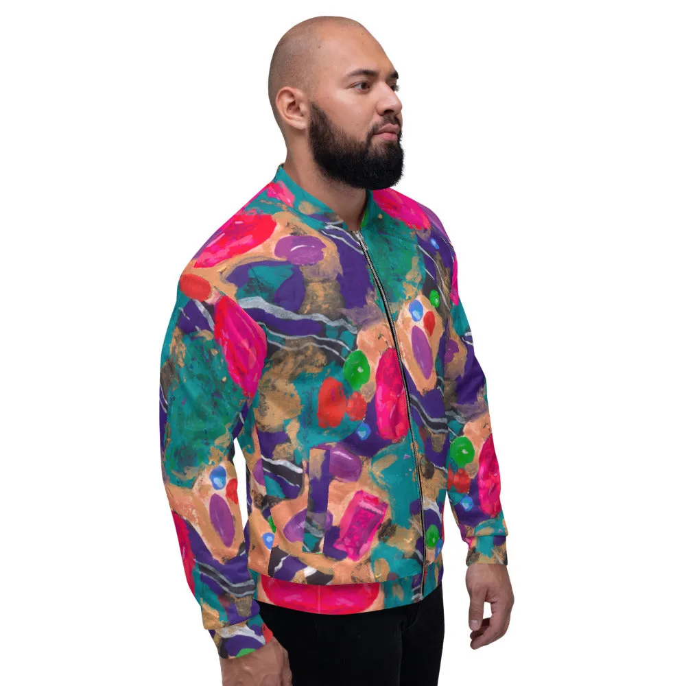 Recycled Unisex Bomber Jacket - Jelly Bean - Men