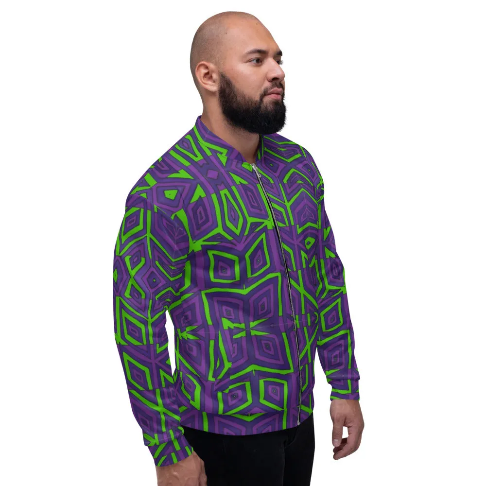 Recycled Unisex Bomber Jacket - Joker Madness - Men