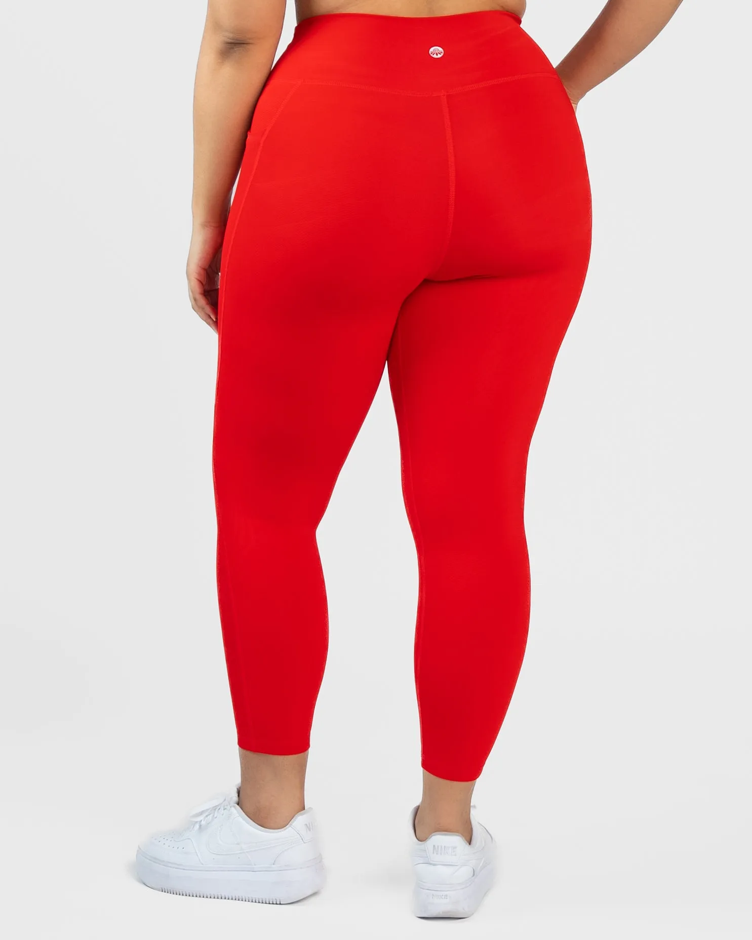 Ribbed Shakti 7/8 Leggings - Heartthrob