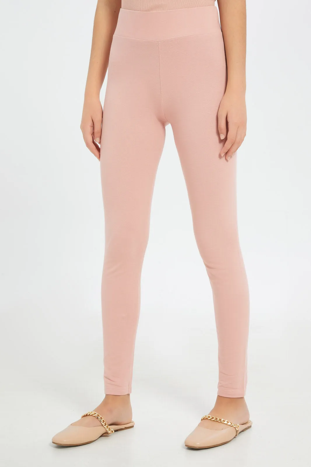 Senior Girls Plain Leggings