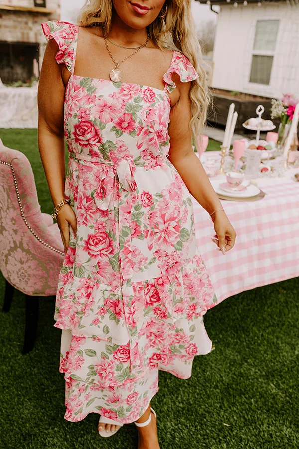 Serenity Song Floral Midi Curves