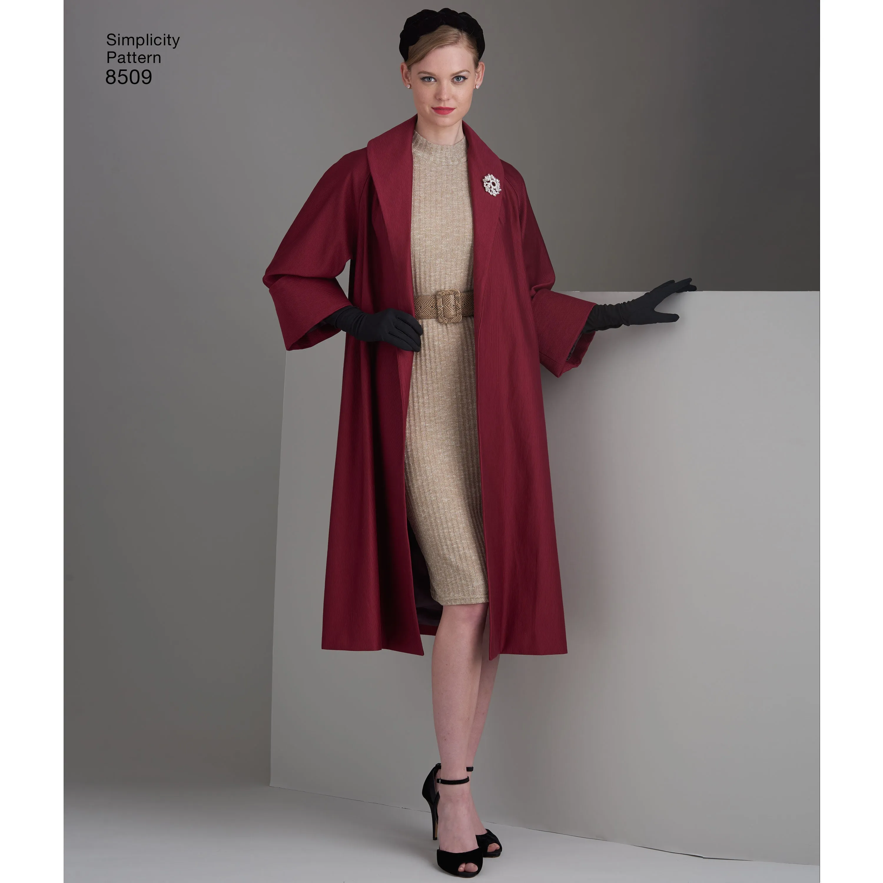 Simplicity Pattern 8509 Misses' Vintage Coat or Jacket