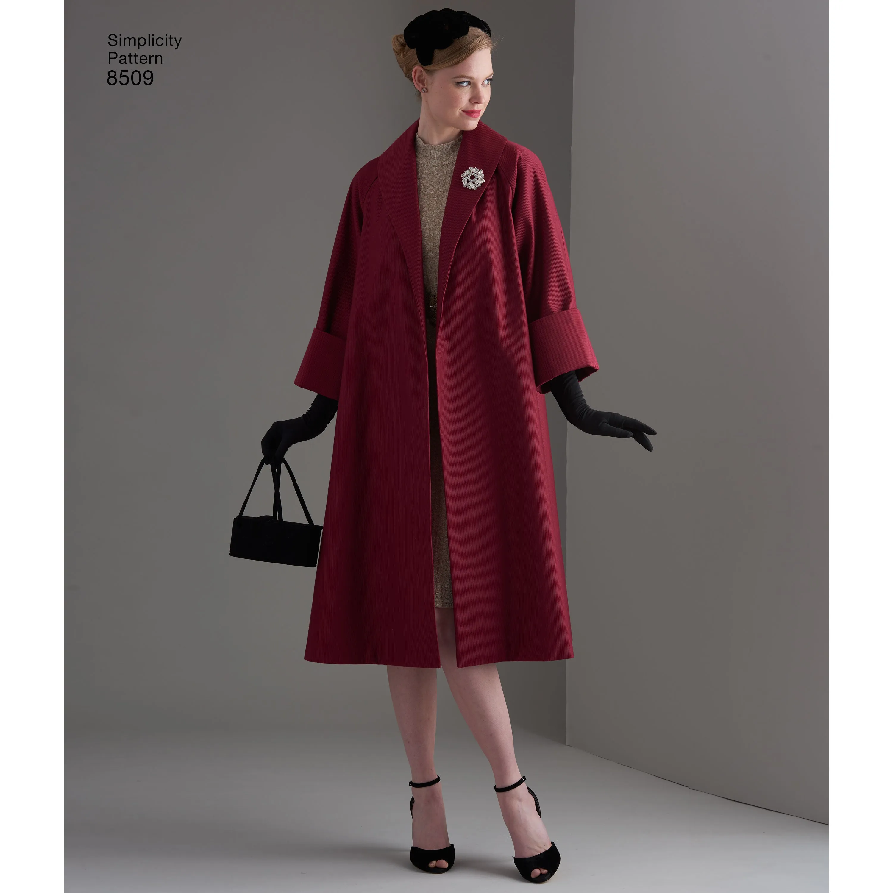 Simplicity Pattern 8509 Misses' Vintage Coat or Jacket