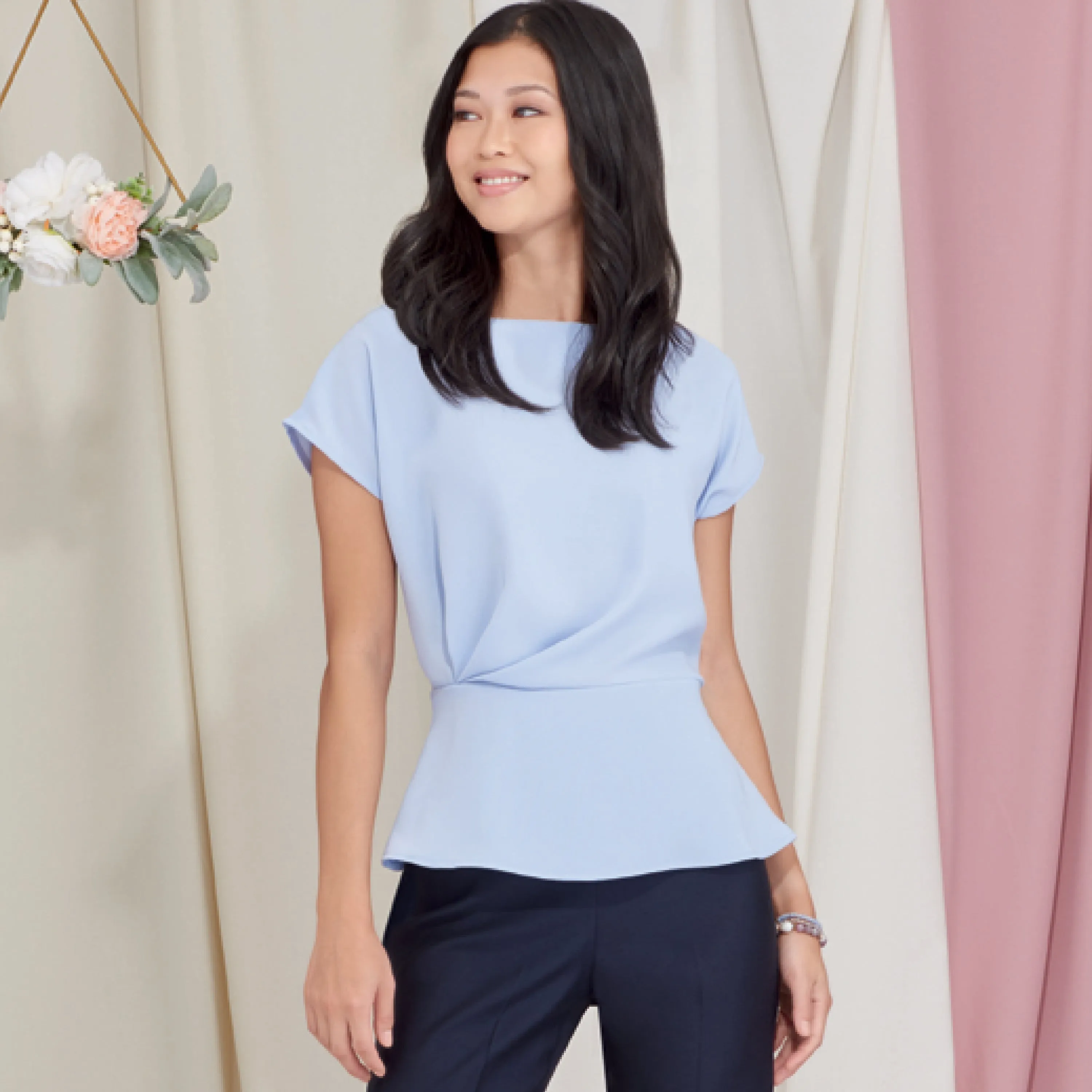 Simplicity Sewing Pattern S9470 Misses' Peplum Tops