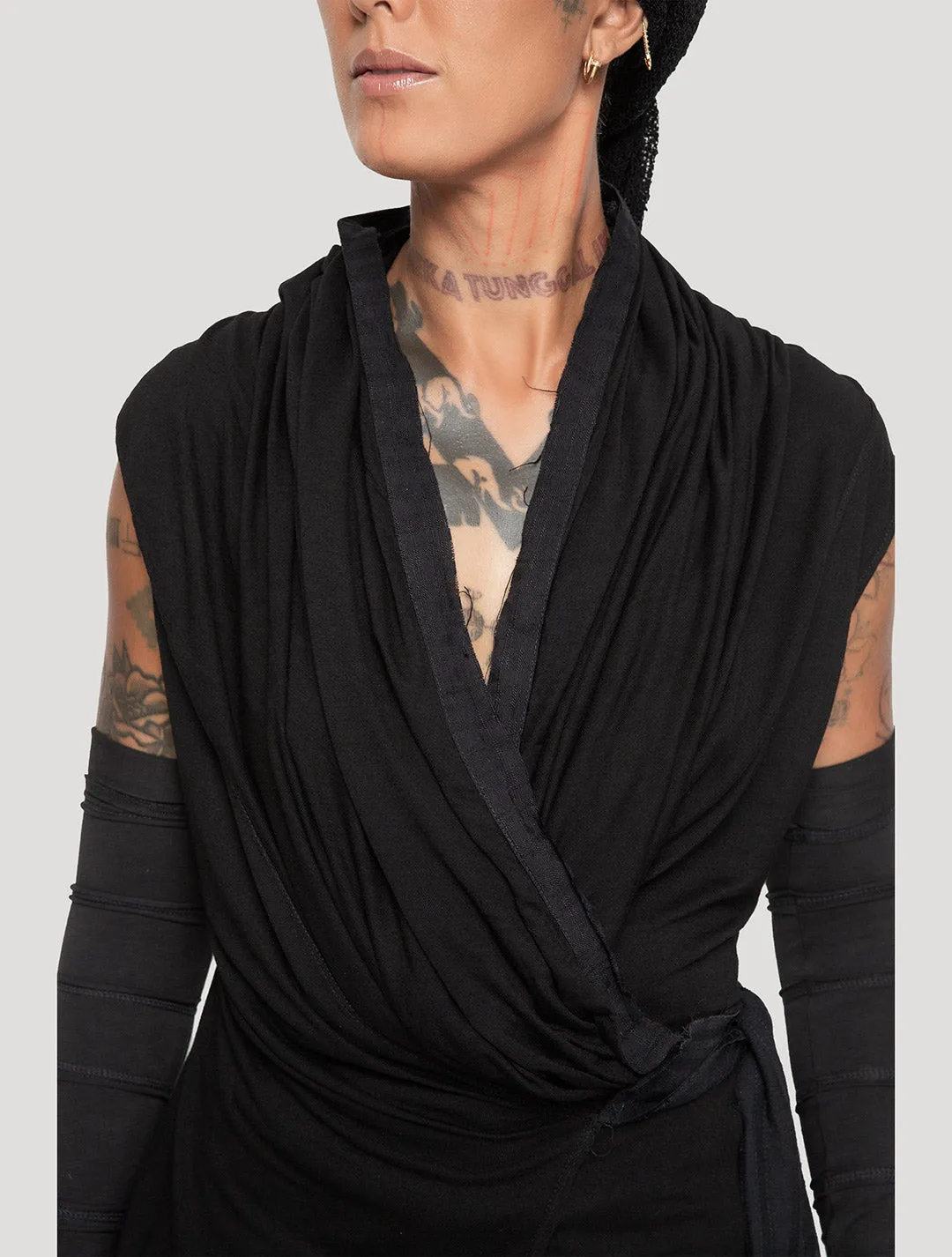 Sorcerer Hooded Wrap Top