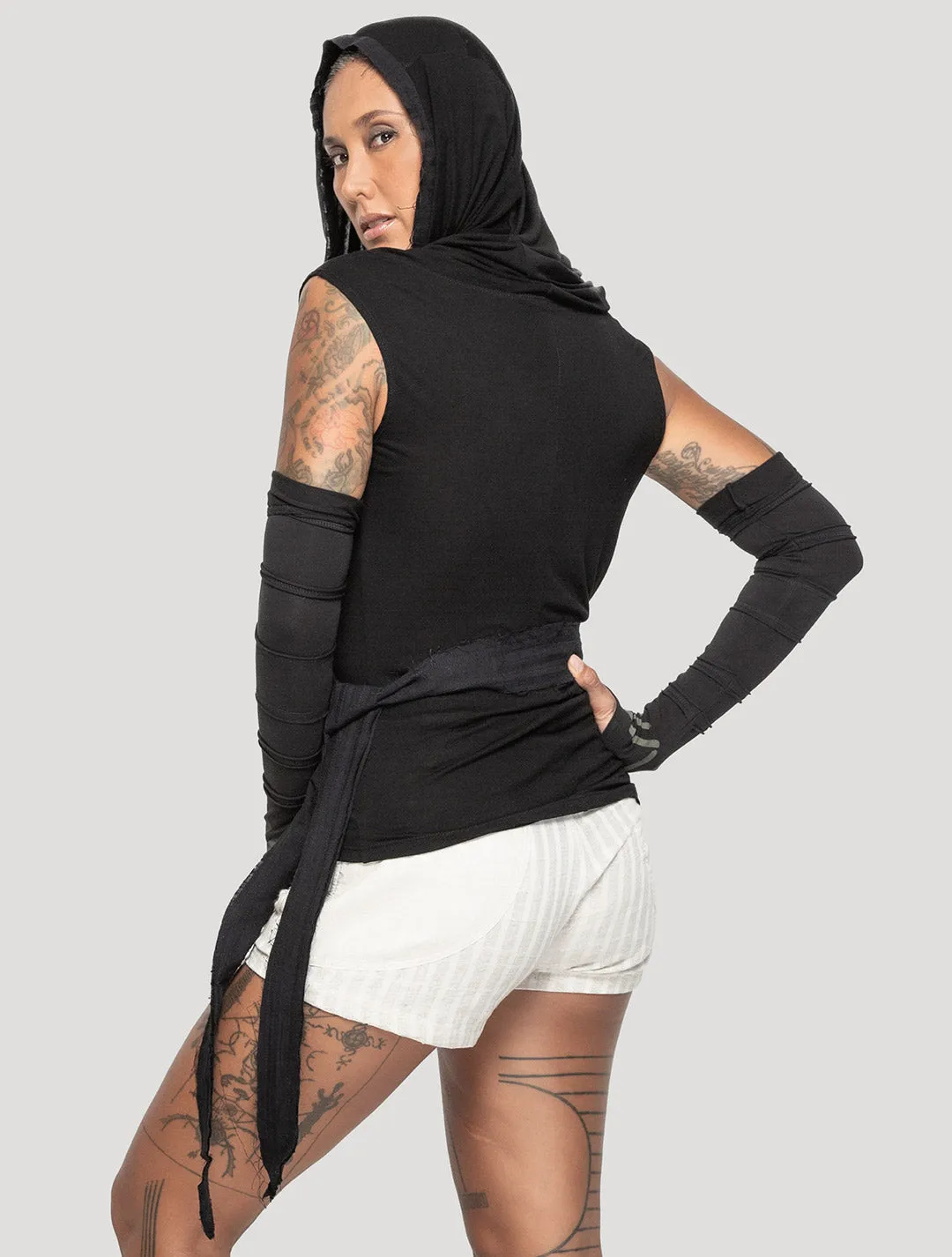 Sorcerer Hooded Wrap Top