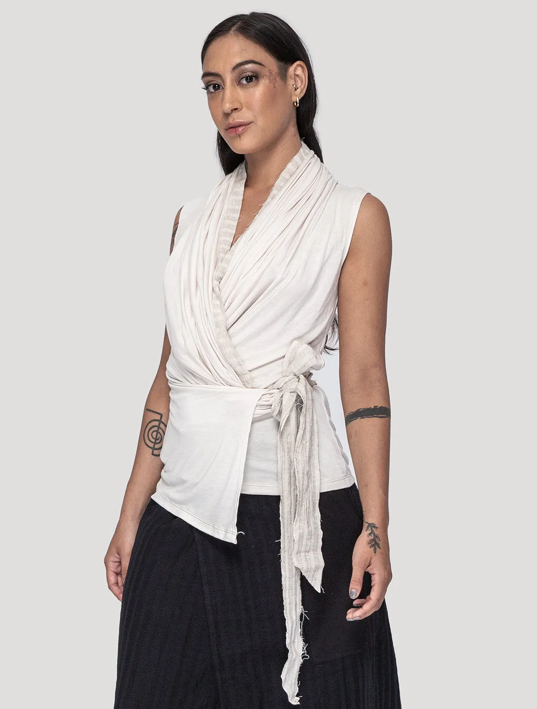 Sorcerer Hooded Wrap Top