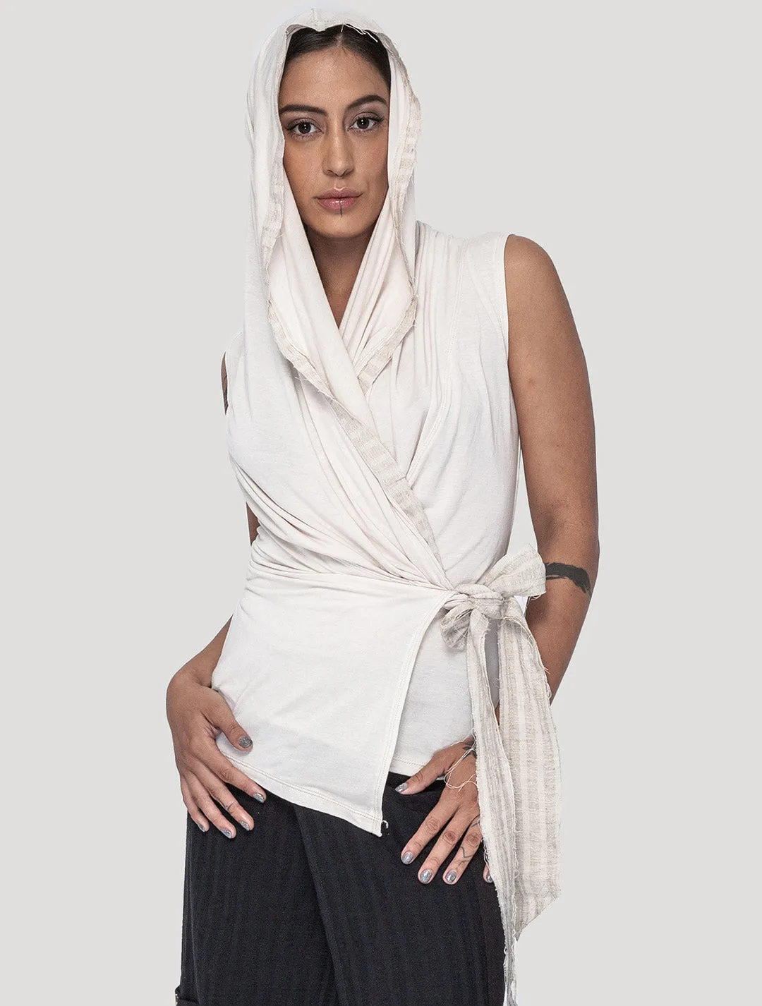 Sorcerer Hooded Wrap Top