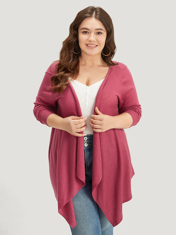 Supersoft Essentials Drape Asymmetrical Neck Cardigan