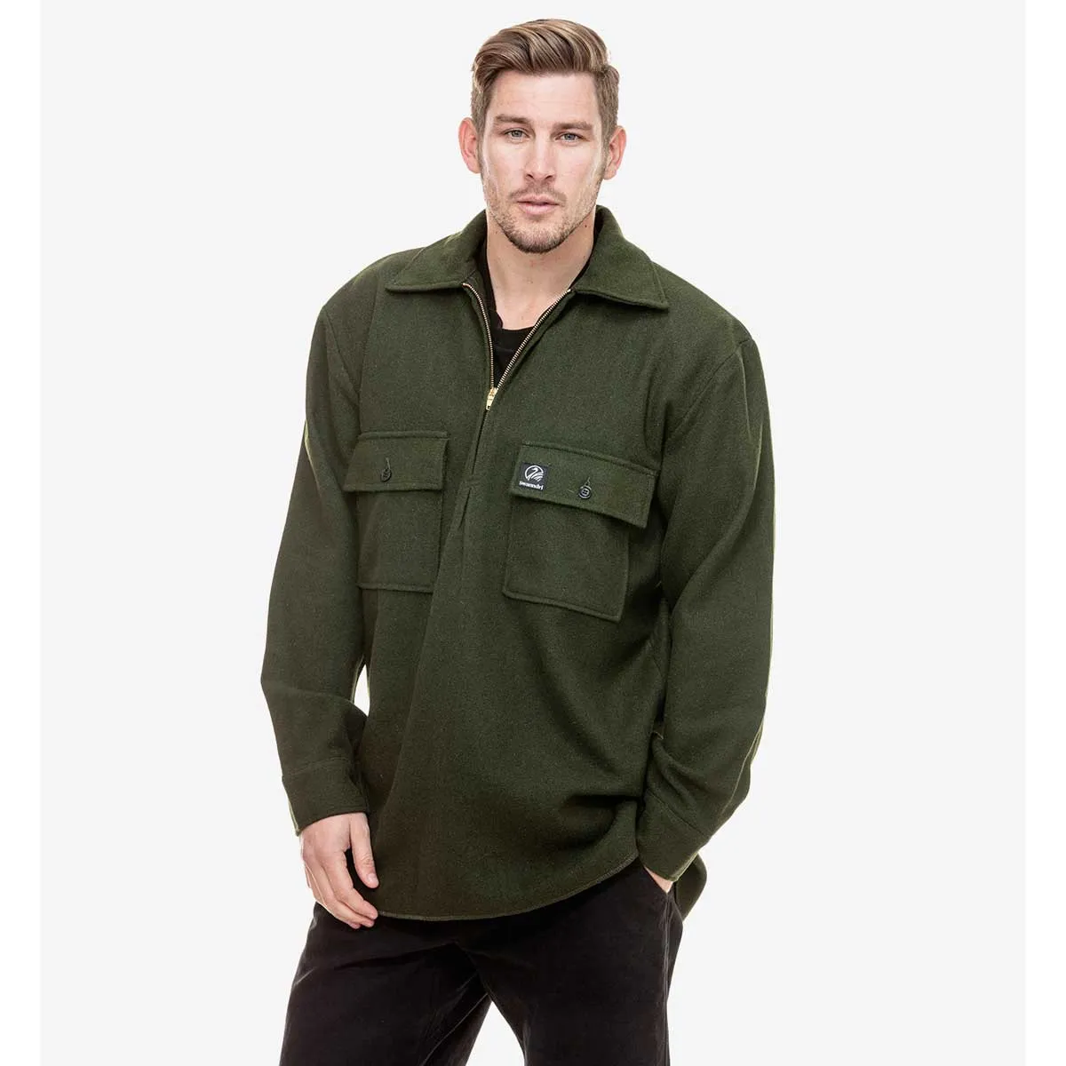 Swanndri Ranger Quarter Zip Mid Weight Bushshirt