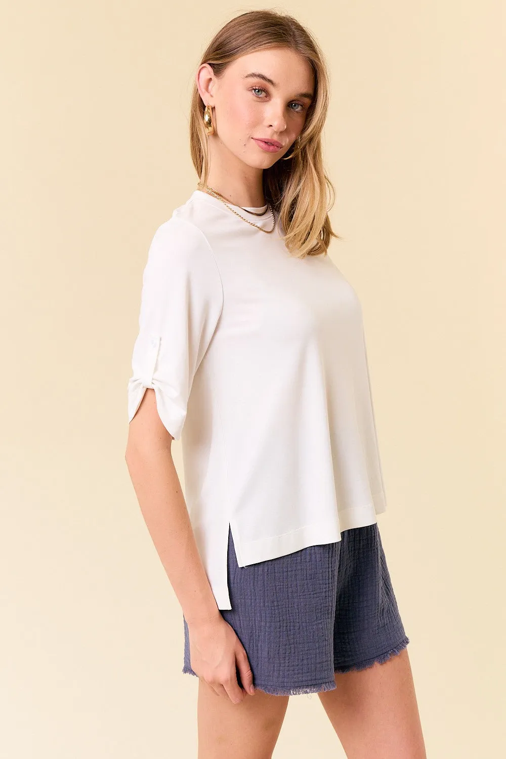 Taking A Break Basic Jersey Top