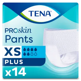 Tena Proskin Pants Plus XS 14 - Comfortabele incontinentiebroekjes met hoge absorptie