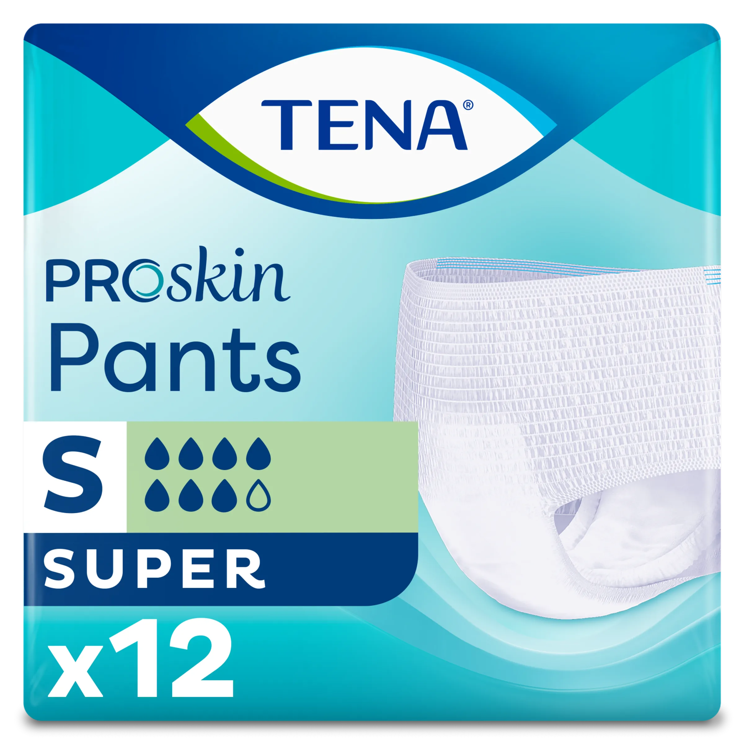 Tena Proskin Pants Super Small 12 - Superieure absorptie, ademend & comfortabel voor dag en nacht