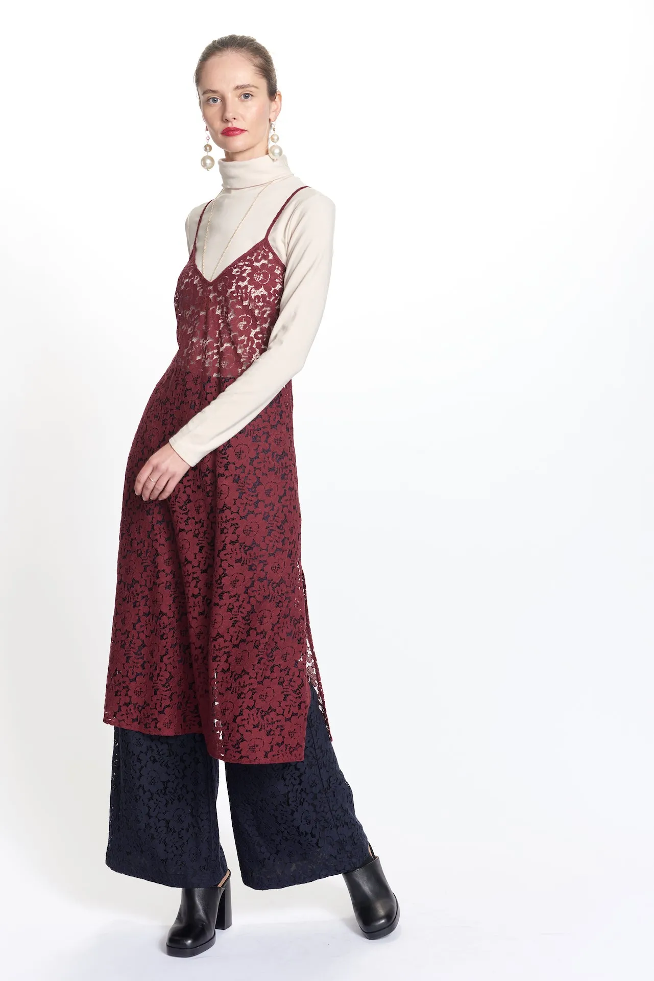 THE ANA BIAS DRESS- LACE