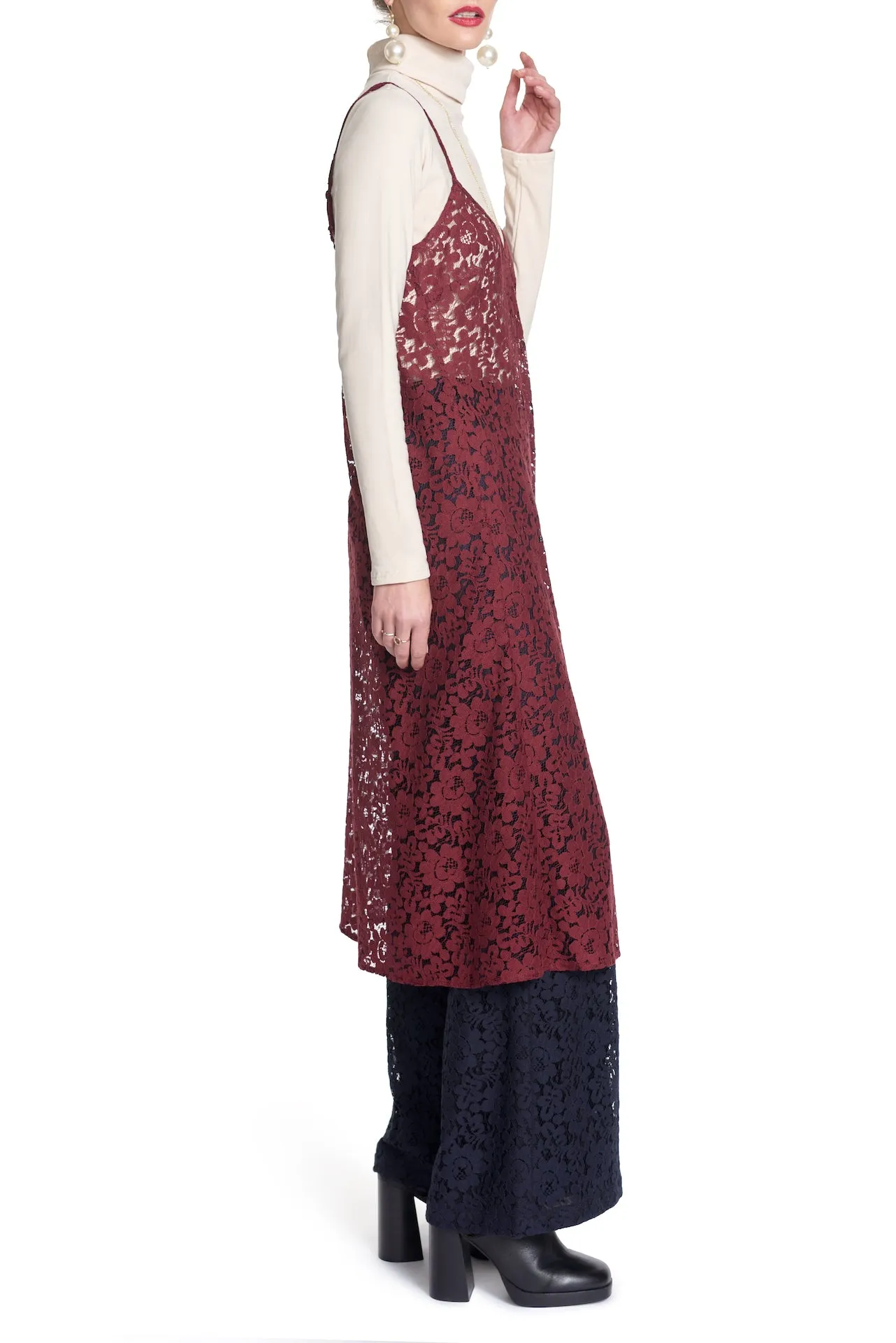 THE ANA BIAS DRESS- LACE