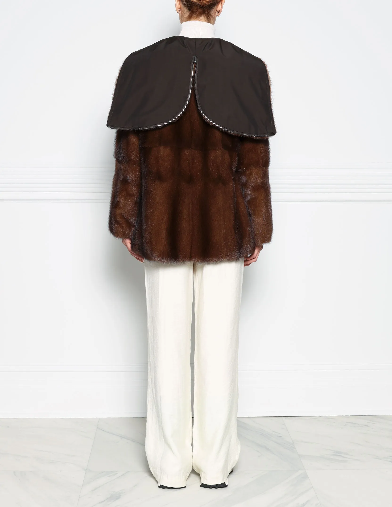 The Stadium Reversible Mink Fur Coat