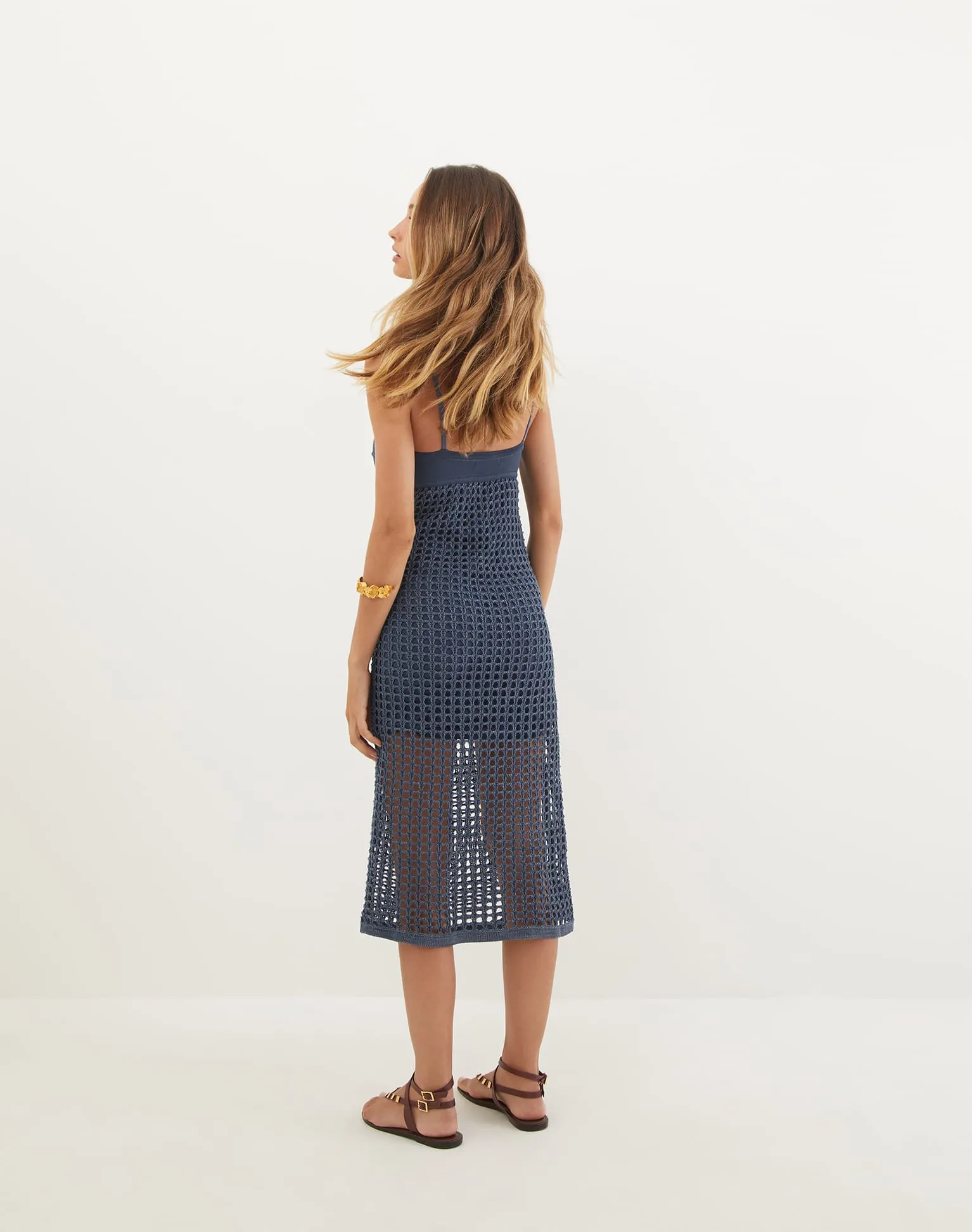 Tidsy Midi Dress - Bayside