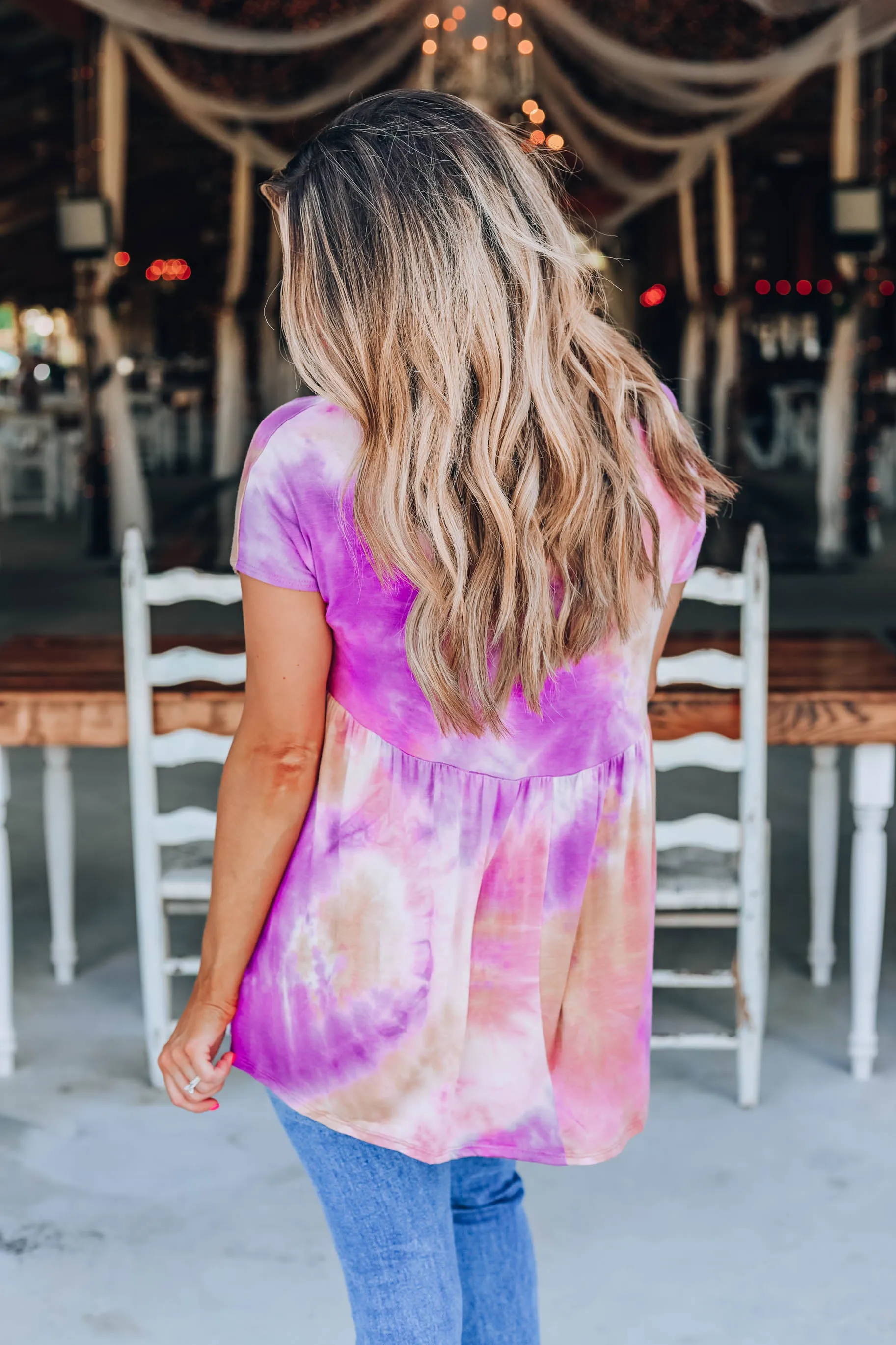 Tie Dye Craze Baby Doll Top