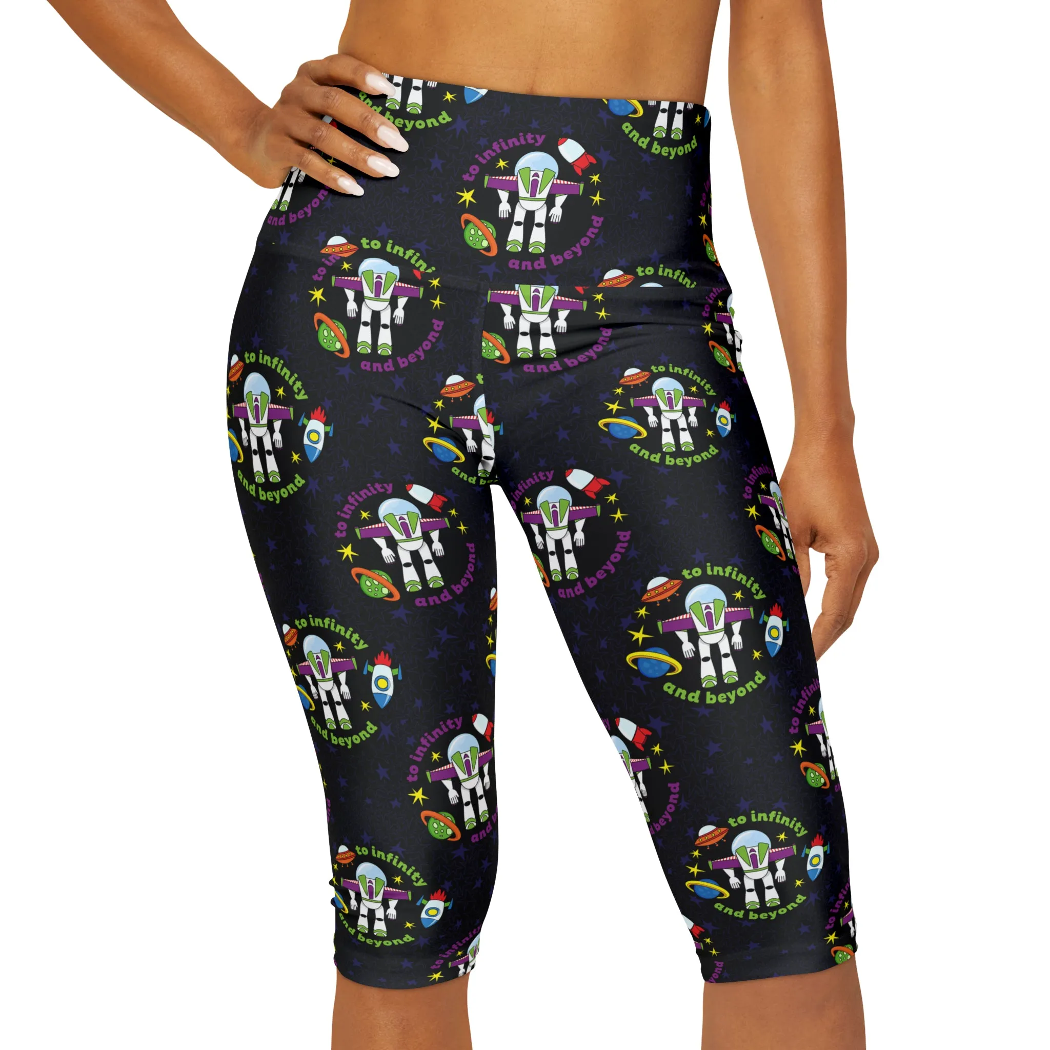 To Infinity And Beyond Athletic Capri Leggings