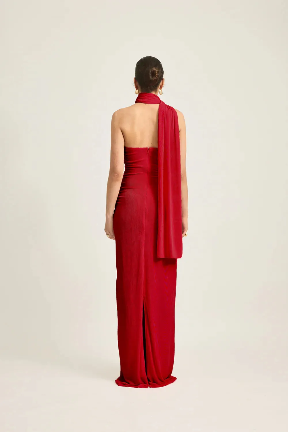 Tojha Iesha Dress in Cherry Red