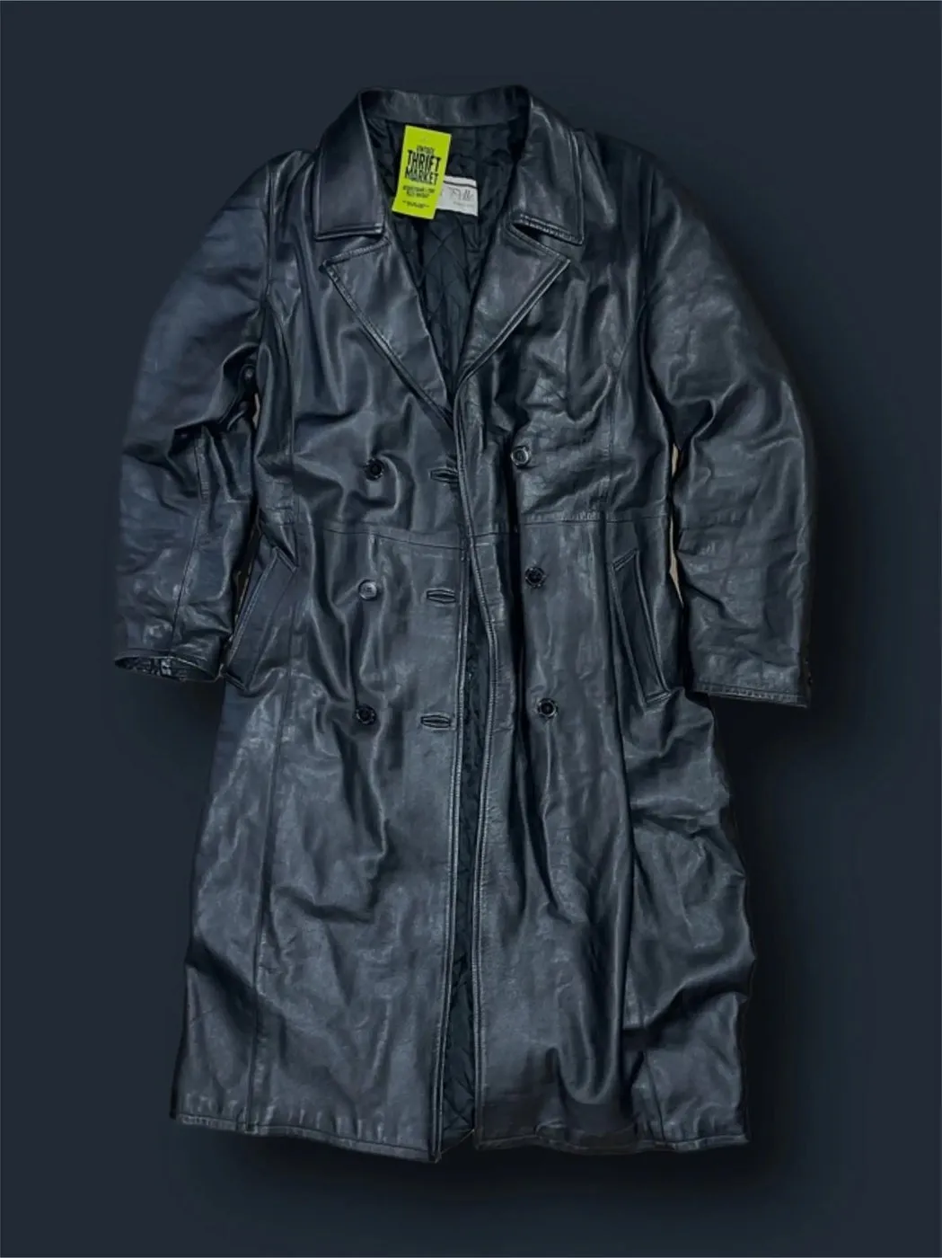 Trench Pelle lungo vintage